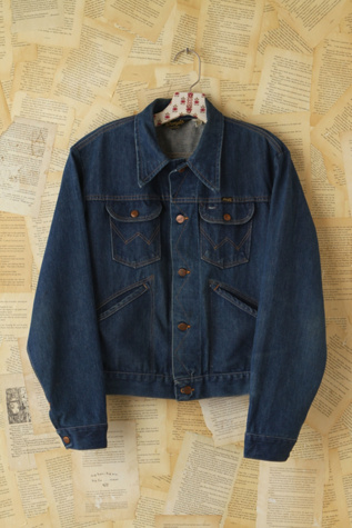 Free People Vintage Wrangler Denim Jacket in vintage-jeans