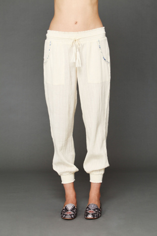 Striped Smocked Pant