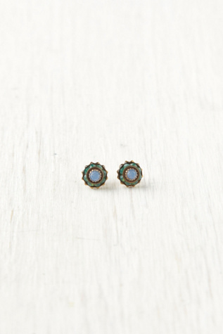 Crystal Flower Studs