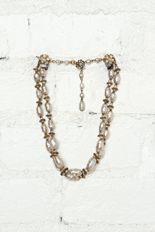Vintage Miriam Haskell Pearl Necklace in vintage-loves-accessories