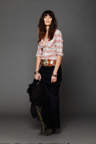 Free People Ginger Fishtail Maxi in skirts