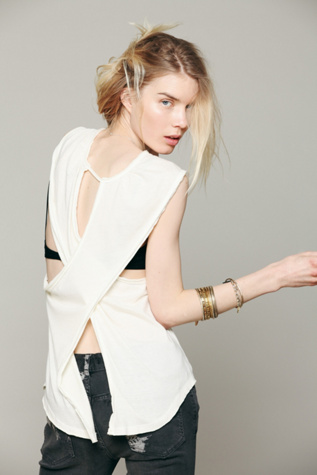We The Free  Ry Ry's Apron Shirt in knit-tops