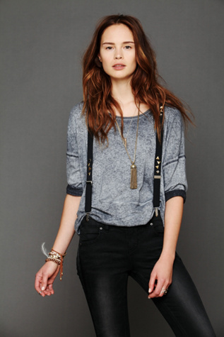 Row Studded Suspender