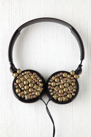 Large Studded Earphones in sale-new-sale