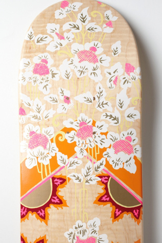 Limited Edition Free People Printed Skateboard