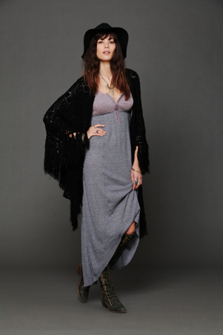 Graphic Fringe Shawl