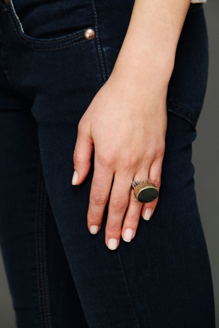 Petrol Stone Ring
