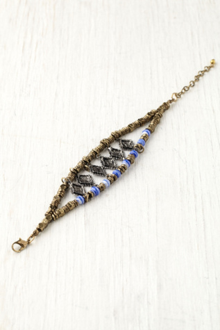 Bead and Triangle Disco Bracelet