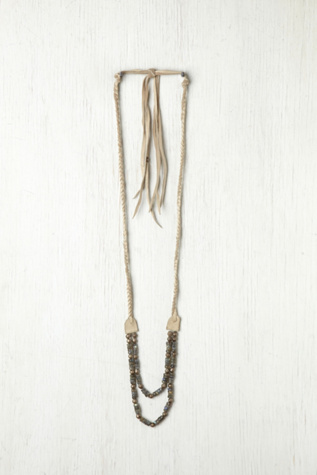 Leather Braided Rodeo Necklace in sale-sale-accessories