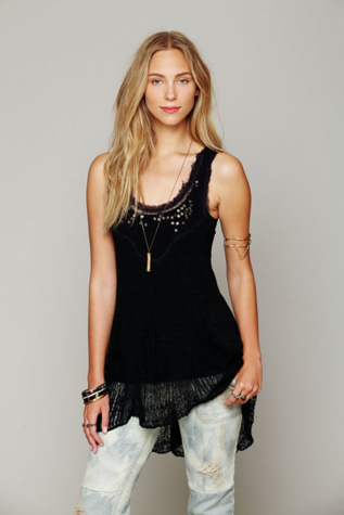 Embroidered Tunic Top