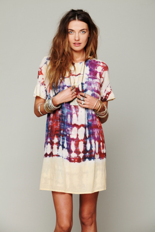 Artus Tie Dye Shapeless Dress in shop-by-shape