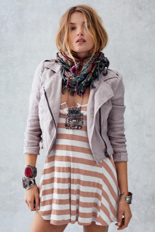 Lovely In Linen Motorcycle Jacket