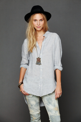 Fall In Line Buttondown Tunic