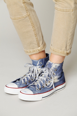 Skull Studded High Tops
