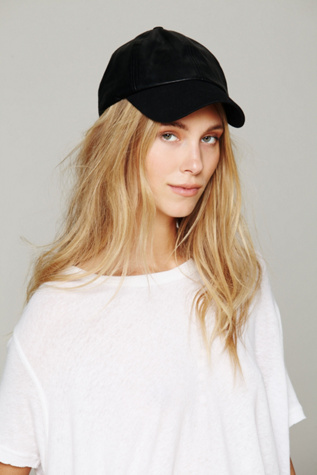Vegan Leather Baseball Hat