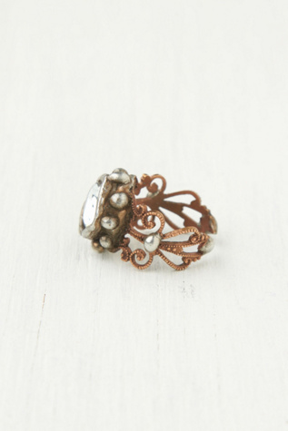 Filagree Stone Ring