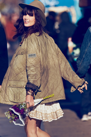 Distressed Quilted Jacket
