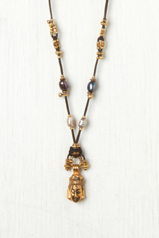 Diamond Ilaid Buddha Necklace