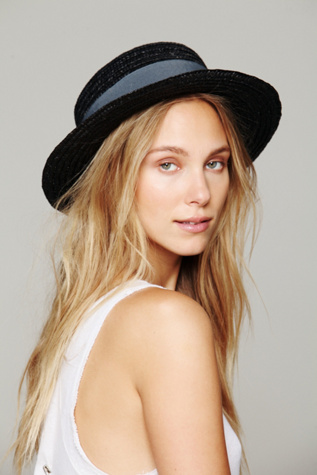 Straw Boater Hat