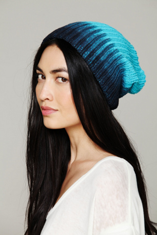 Dip Dye Slouchy Beanie
