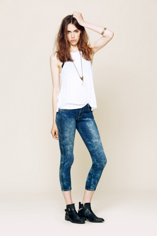 Iggy Crop Skinny Jeans in whats-new