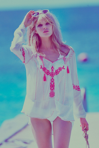 Free People Fondly St. Tropez Tunic in tops