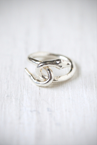 Silver Snake Ring