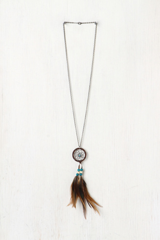 Feather Dream Catcher Necklace in jewelry