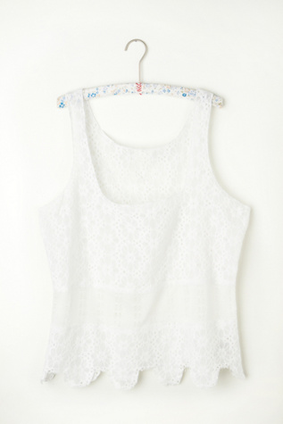 Textured Flower Crop Cami