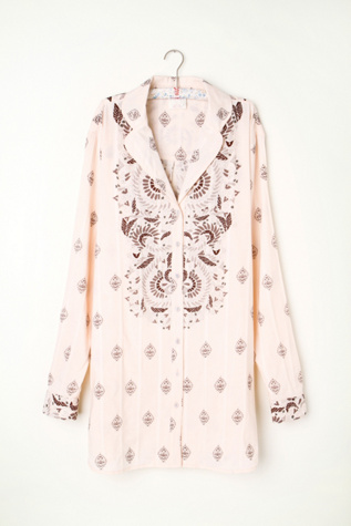 Printed Pajama Shirt in intimates-all-intimates