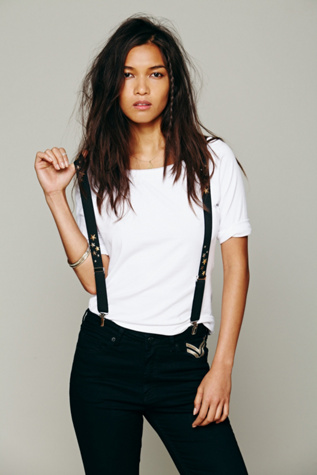Star Stud Suspenders in Belts