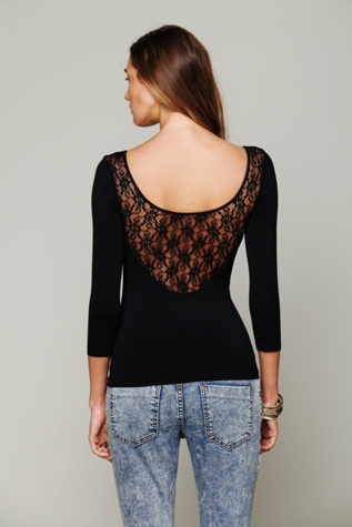 Solid Lace Back Cami