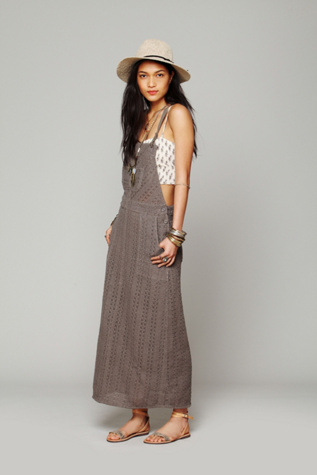 Free People Feder Overall Dress in crochet-dresses