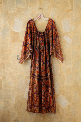 Free People Vintage Scarf Printed Dress in Vintage-Dresses
