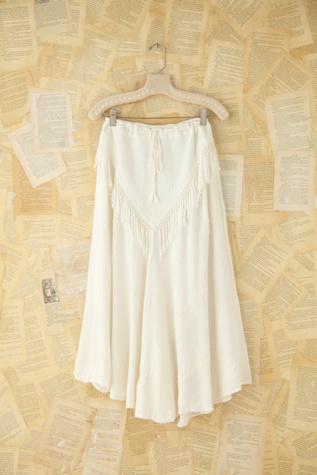 Free People Vintage Chevron Fringe Skirt in vintage-skirts