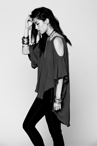 FP New Romantics Echo Me Floral Top in easy-tees-tanks