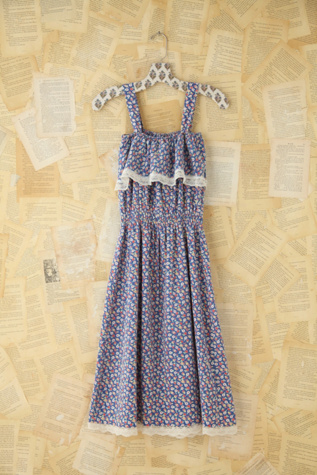 Free People Vintage Floral and Lace Dress in Vintage-Dresses
