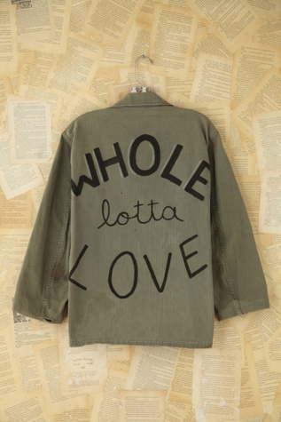 Free People Vintage-Hand-Painted Military Jacket in vintage-jackets