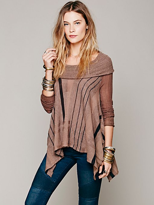 Free People Trapeze Cowl Neck