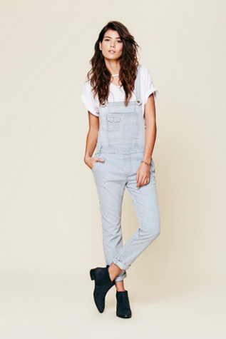 Free People Railroad Printed Overall