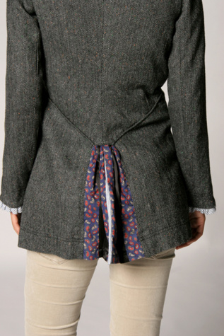 Charcoal Herringbone