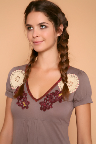 Crafty Viscose Lace Tunic