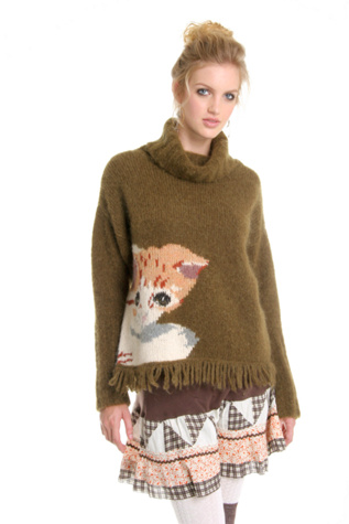 Here Kitty, Kitty Sweater