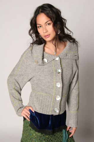 Ribbed Long Cardigan