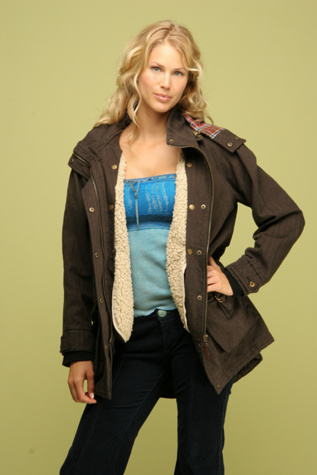 Rugged Herringbone Coat