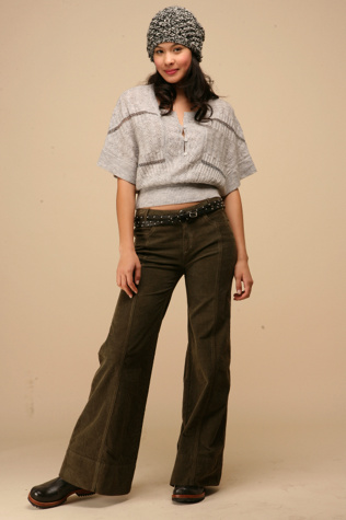 --Corduroy Wideleg Pant