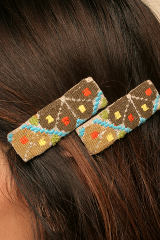 Cross Stitch Barrette