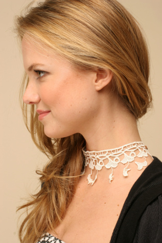 Dripping Lace Choker