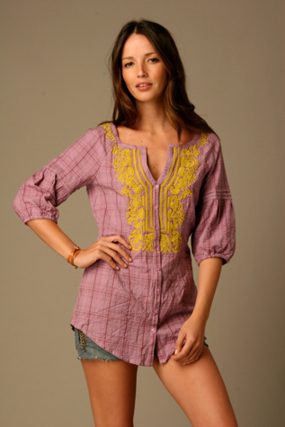 Apricot Plaid