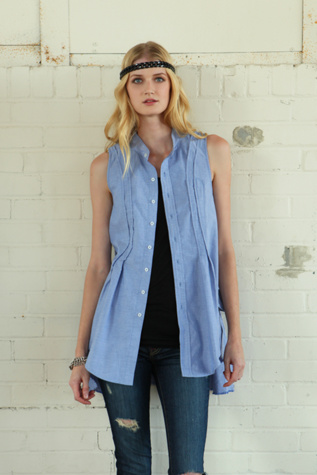 We The Free Button Up Tunic 